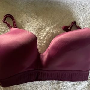 PINK Victoria’s Secret bra 36 DD. I think I only wore this bra once EUC